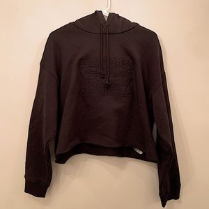 Levi Strauss cropped & embroidered hoodie